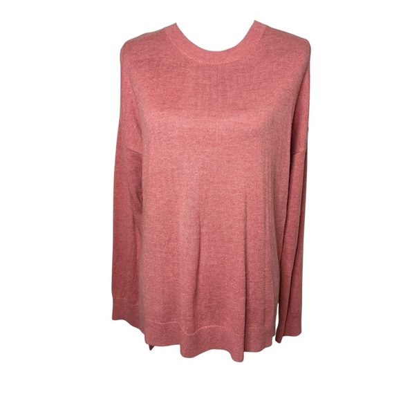 Lou & Grey Tops - Lou & Grey | High Low Tunic Sweater in Coral Pink | Sz L